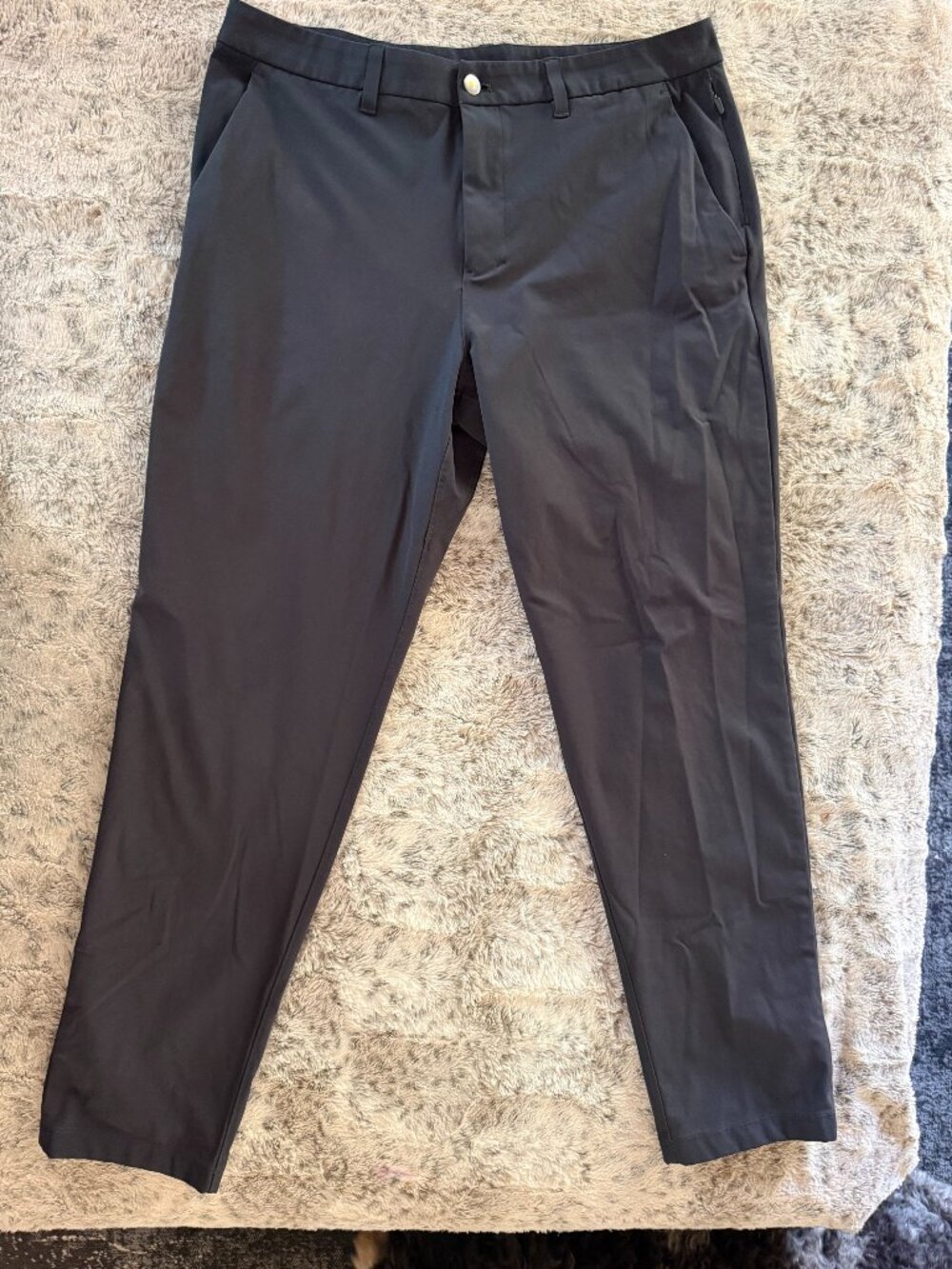 Lululemon Men's ABC Classic-Fit Trouser 34x32 Obsidian (Slate Grey) Warpstreme